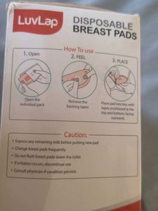 luvlap disposable breast pads - 24 in pack