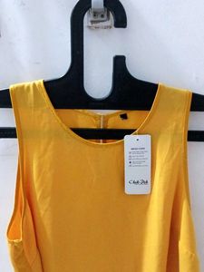 Sunny Yellow Sleeveless Top