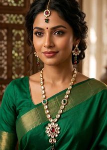 Exquisite Kundan Necklace Set