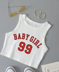 Baby Girl Graphic Crop Top