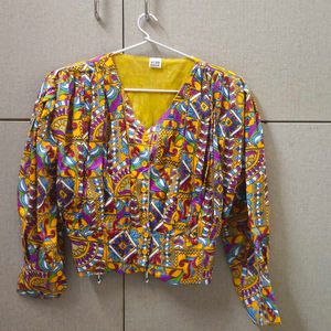 Vero Moda Vintage Style Print Top