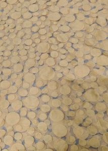 Peach Net Dress Material