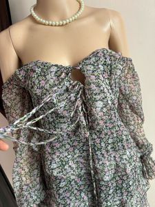 Chic Floral Off-Shoulder Tiered Dress
