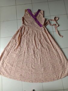 Angrakha Neck Design Style Dress