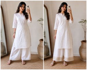 Two  Ankle length Cotton plazzos Offer