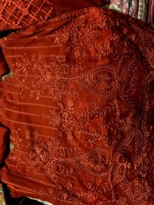 Elegant Embroidered Ethnic Dress