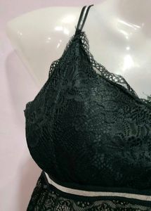 Black Lace Bralette set