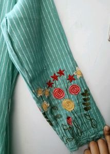 Embroidery Kurta With Free Gift 🎁
