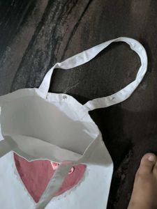 Simple White Tote Bag
