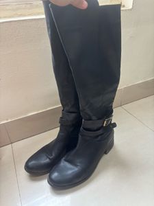 Classic Black Knee-High Boots