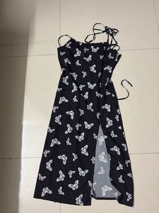 Butterfly Print Slip Dress
