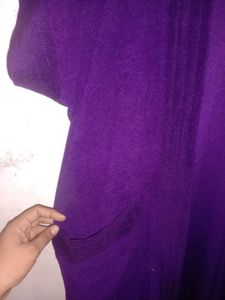 Elevanto Purple Bath robe