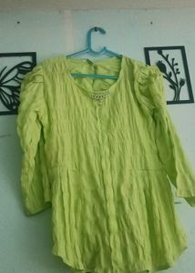 Bright Lime Green top