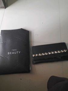 Chic Studded Black Clutch