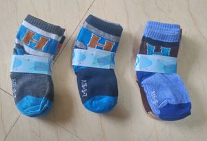 Unisex Kids Socks 3 To 5 Years (3 Pairs)