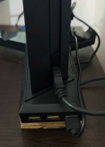 PS4 Vertical Stand with USB Ports &amp; Cooler