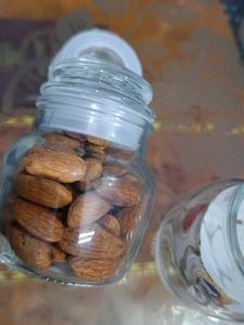 Glass Jar contener with Lid
