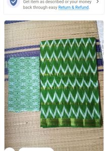 Chettinad Cotton Saari With Blouse Piece