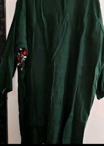 🔥Free Delivery🔥 Embroidered Green co ord set