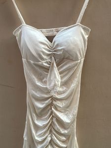 Glamorous Ruched Mini Dress