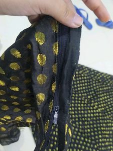 A Black Pretty Lengha With Stylish Blouse