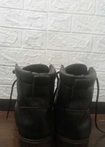 Men's Black Leather Boots