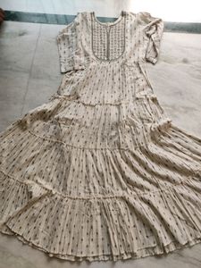 Pure Cotton New Long Frock