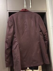 Men's Maroon Blazer 3 pc Suit