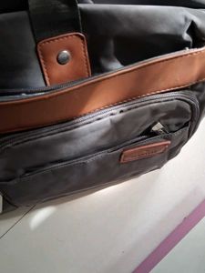 Stylish Grey Travel Duffel Bag
