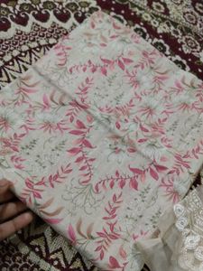Floral Print Cotton Dress Material