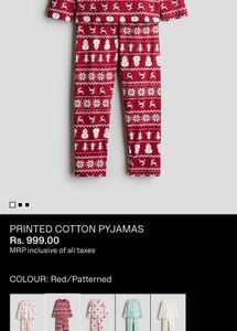 Cozy Red Christmas Pajamas Set