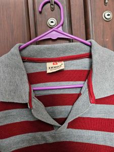 Striped Polo T-Shirt