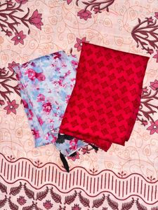 Floral Print Dupatta with Tassels