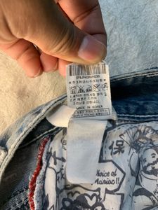 Evisu Genes Vintage Denim Shorts