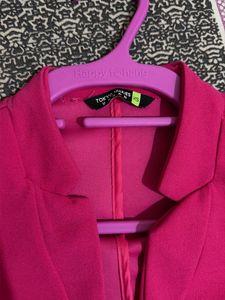 Vibrant Pink Blazer Jacket