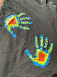 Graphic Print Crop Top