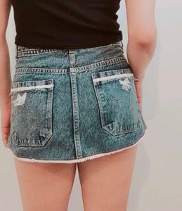 Cute Denim Mini Skirt