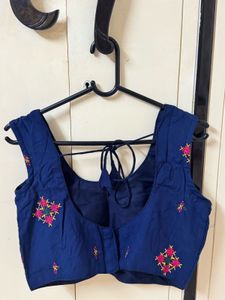 Blue Navratri Blouse