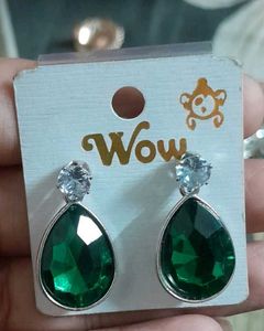 Emerald Teardrop Earrings