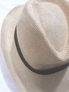 Jute Fedora Hat