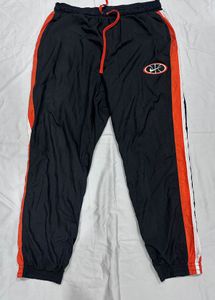 Nike Black & Orange Track Pants | Y2K Streetwear J