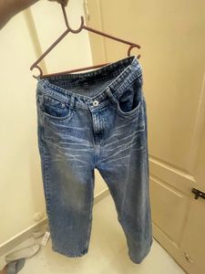 Trendy Blue Denim Jeans