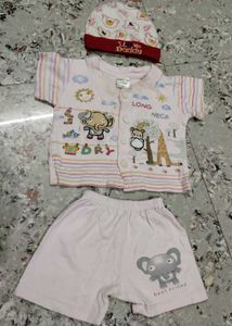 Baby Outfit Set with Hats 2pek