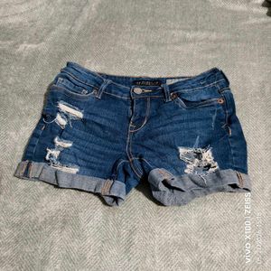denim shorts
