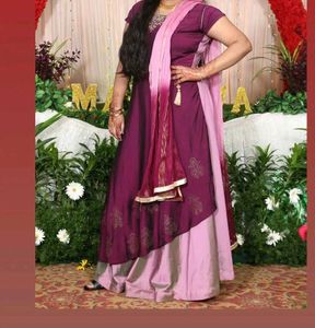 Elegant Purple Lehenga Choli Set