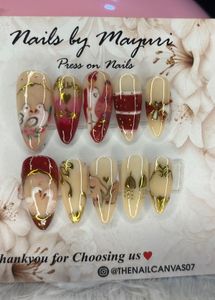 bridal Designer Press On Nails