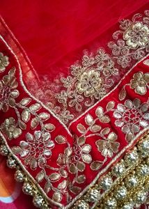 Red Embroidered Lehenga Choli