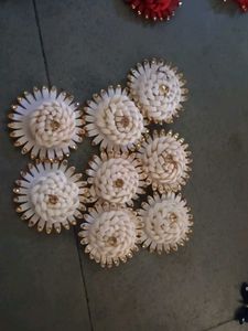 74 Pcs Decorative Handmade Flowers Combo