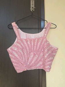 💗 PINK DHOTI-STYLE READYMADE SAREE 💗