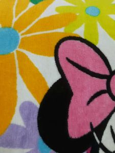 Minnie Mouse Floral Beach Towel